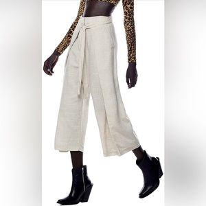 Jonny Cota Studio Linen Wrap Pants NWT 0